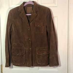 Ralph Lauren Suede/Leather Brown Jacket